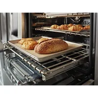 KitchenAid 48" 6.3 Cu. Ft. Double Oven 6-Burner Freestanding Gas Range (KFGC558JSS) - Stainless Steel