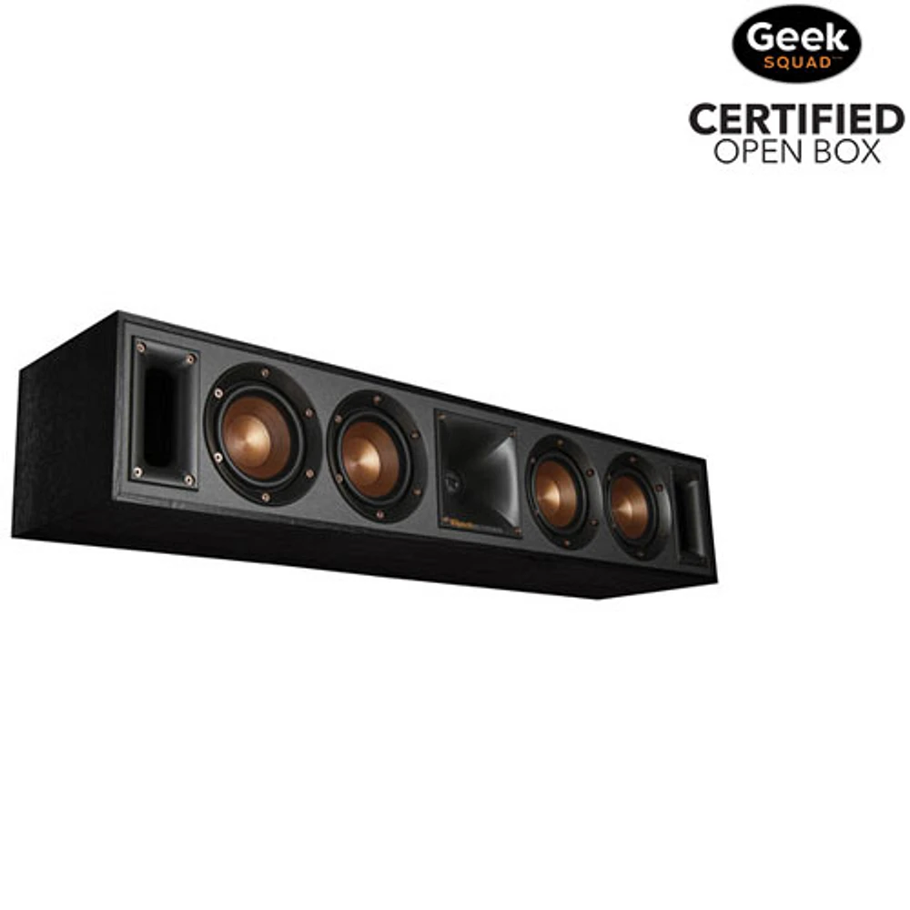 Open Box - Klipsch R34C 100-Watt 2-Way Centre Channel Speaker - Black