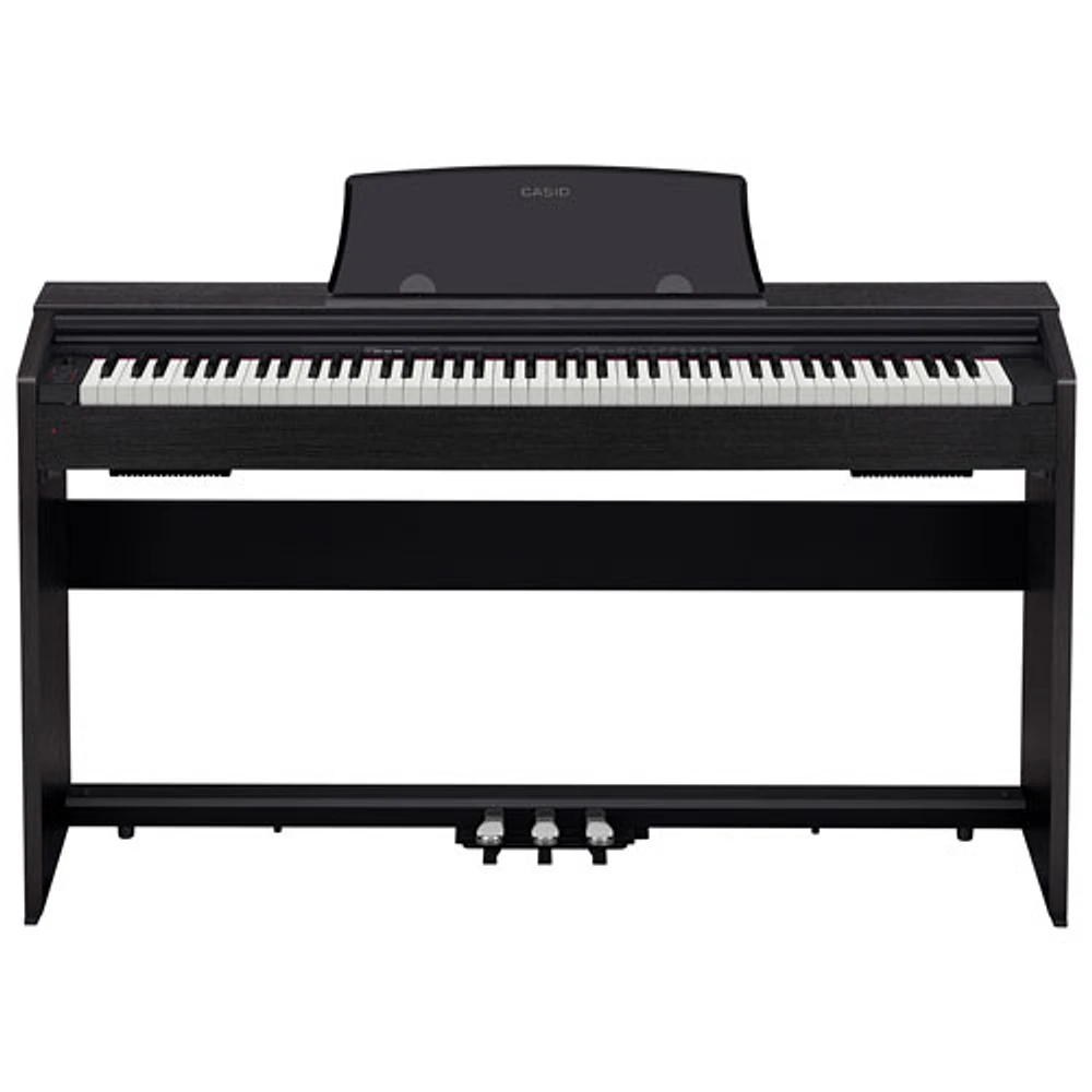 Piano numérique à 88 touches lestées PX-770 de Casio avec support - Noir