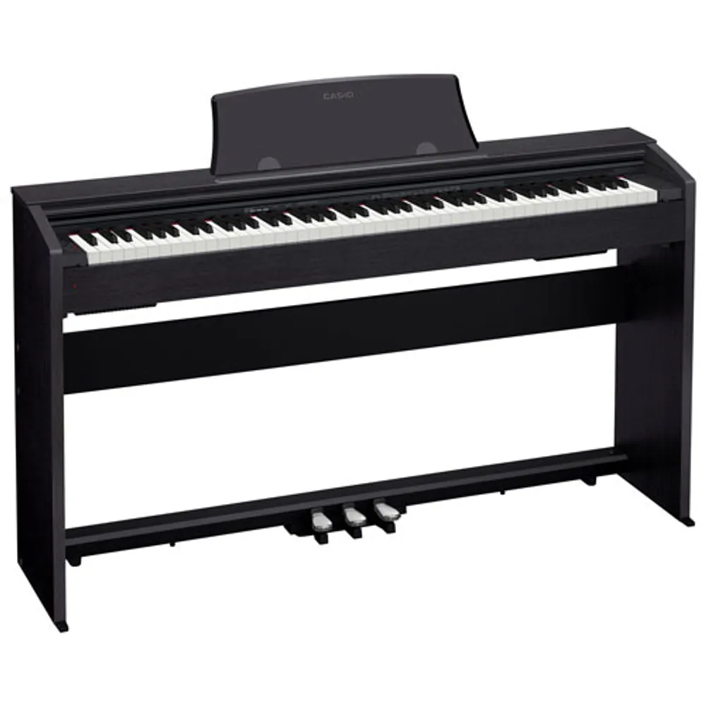 Piano numérique à 88 touches lestées PX-770 de Casio avec support - Noir