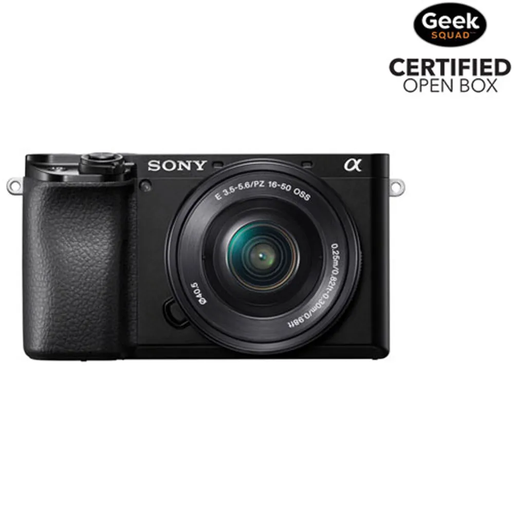 Open Box - Sony Alpha a6100 Mirrorless Vlogger Camera with 16-50mm Lens Kit