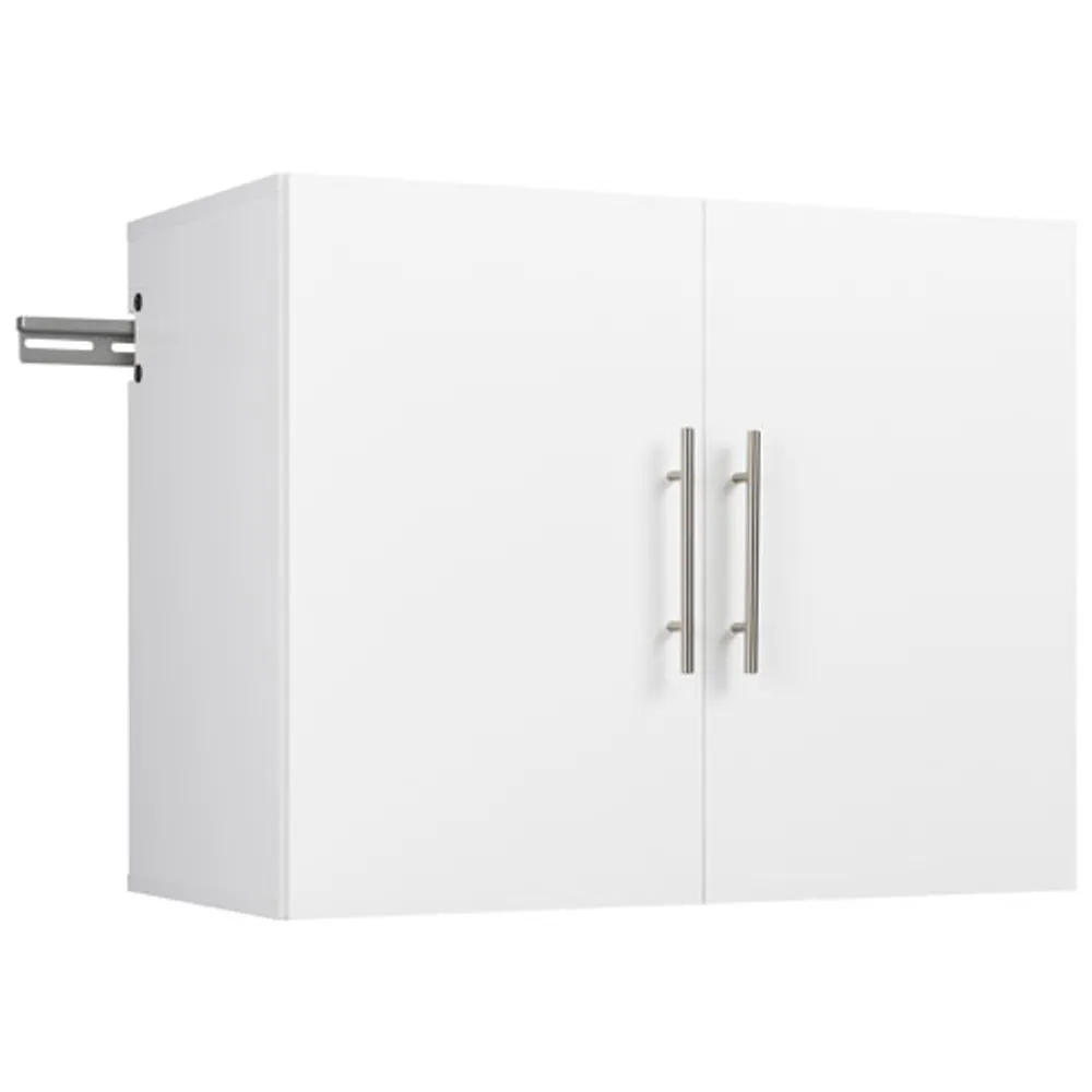 HangUps 24" Transitional 2-Shelf Wall Storage Cabinet - White