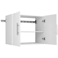 HangUps 24" Transitional 2-Shelf Wall Storage Cabinet - White