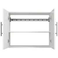 HangUps 24" Transitional 2-Shelf Wall Storage Cabinet - White