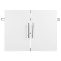 HangUps 2-Piece Transitional 3-Drawer & 2-Shelf Wall Storage Cabinet Set - White