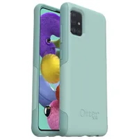 Étui rigide ajusté Commuter d'OtterBox pour Galaxy A51 - Menthe