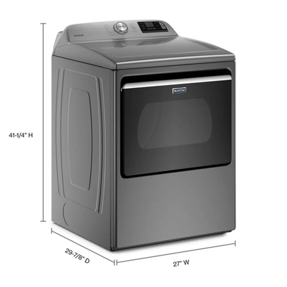 Maytag 7.4 Cu. Ft. Electric Dryer (YMED6230HC) - Metallic Slate