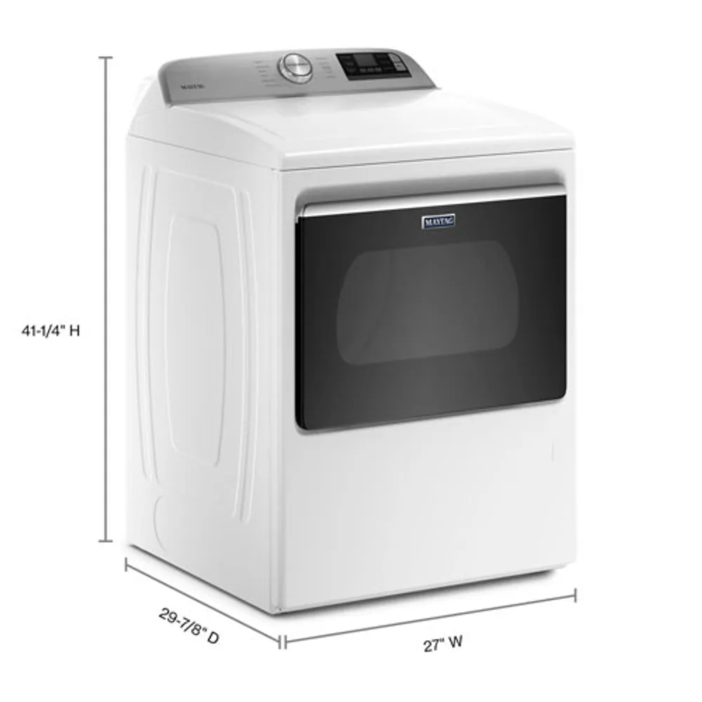 Maytag 7.4 Cu. Ft. Gas Dryer (MGD6230HW) - White