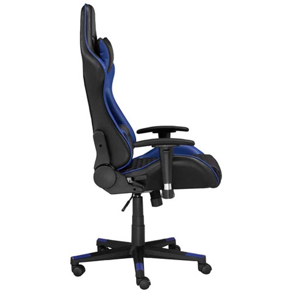 Brassex Atticus Ergonomic Faux Leather Gaming Chair - Blue