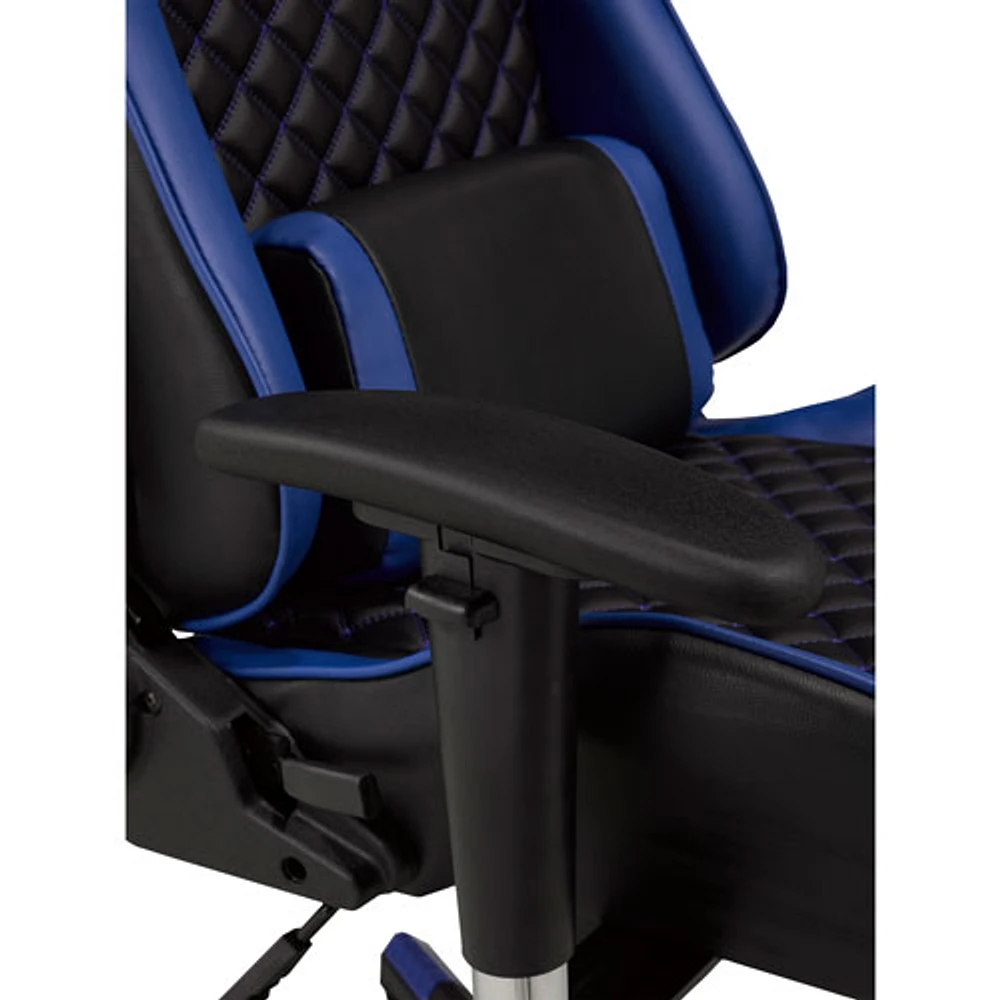 Brassex Atticus Ergonomic Faux Leather Gaming Chair - Blue