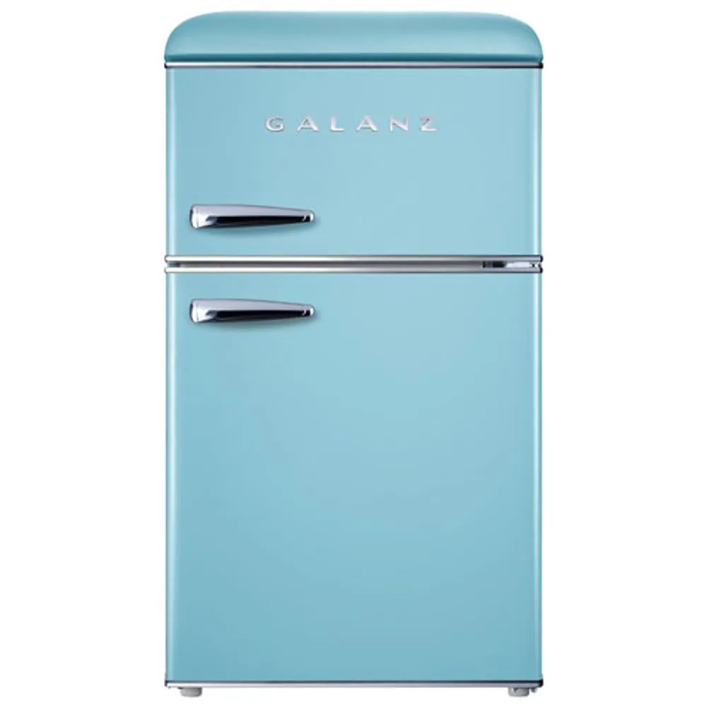 Best Buy: Galanz Retro 7.6 Cu. Ft Top Freezer Refrigerator Blue GLR76TBEER