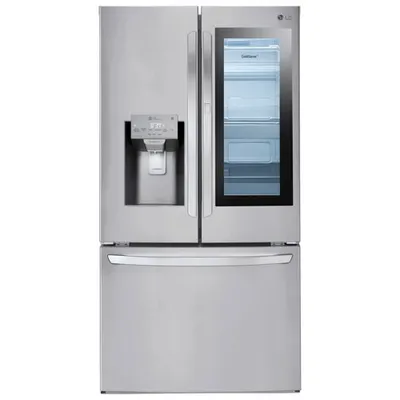 LG 36" 27.5 Cu.Ft. French Door Refrigerator (LFXS28596S) - Stainless - Open Box - Perfect Condition