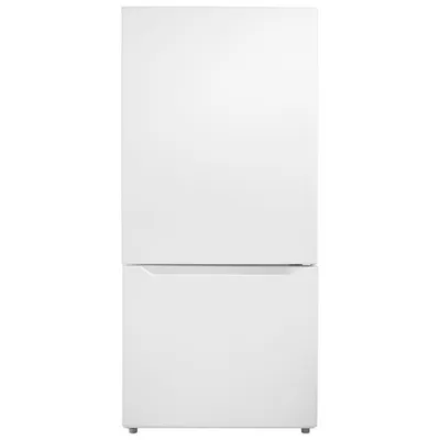 Insignia 30" 18.6 Cu. Ft. Bottom Freezer Refrigerator (NS-RBM18WH0-C) - Open Box - Perfect Condition