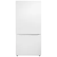 Insignia 30" 18.6 Cu. Ft. Bottom Freezer Refrigerator (NS-RBM18WH0-C) - Open Box - Perfect Condition