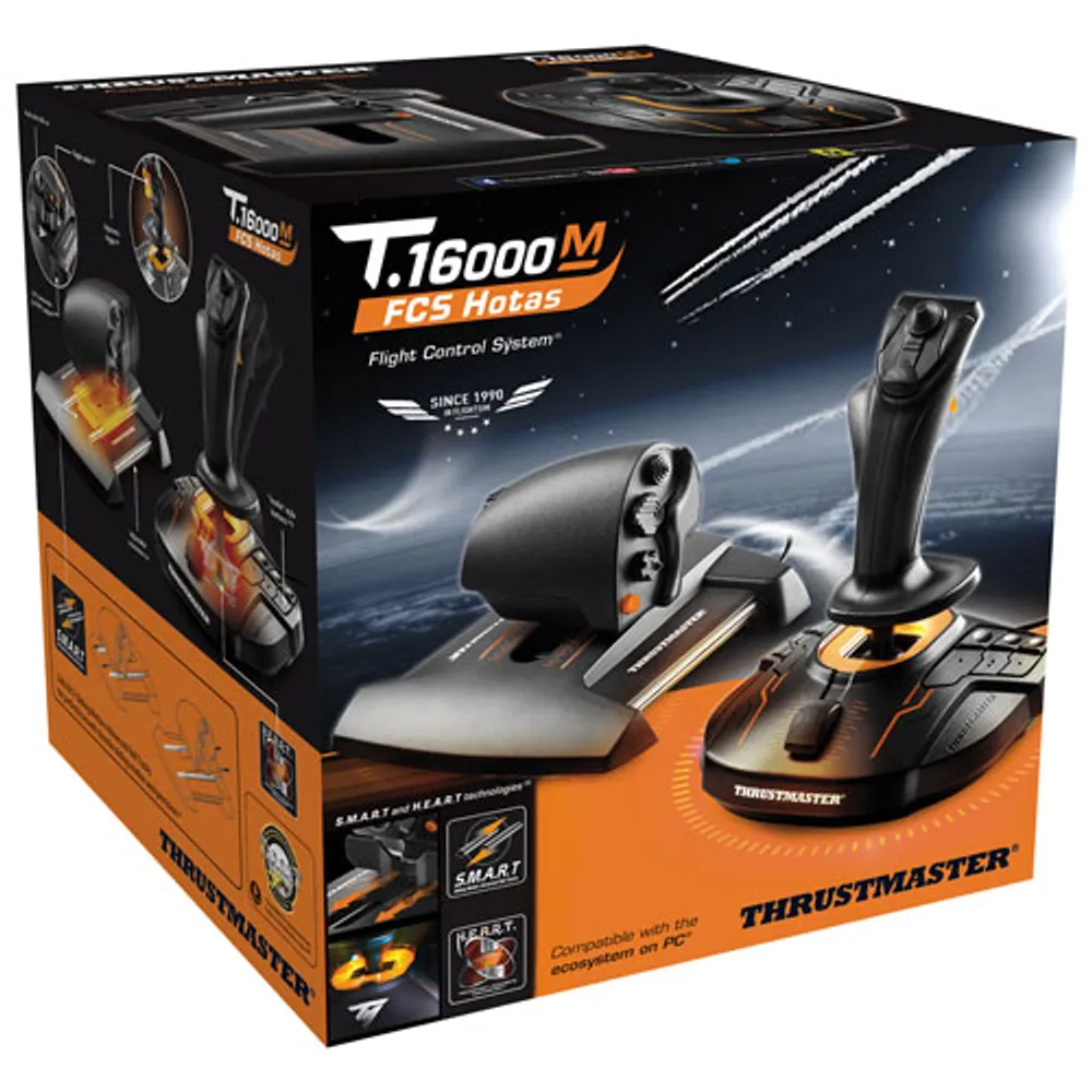 Manche à balai de vol HOTAS T16000M de Thrustmaster