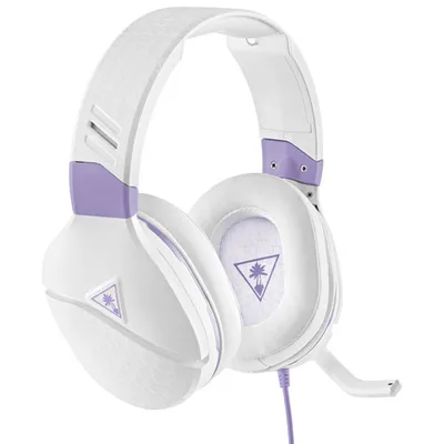 Turtle Beach Recon Spark Gaming Headset with Microphone - White/Lavender