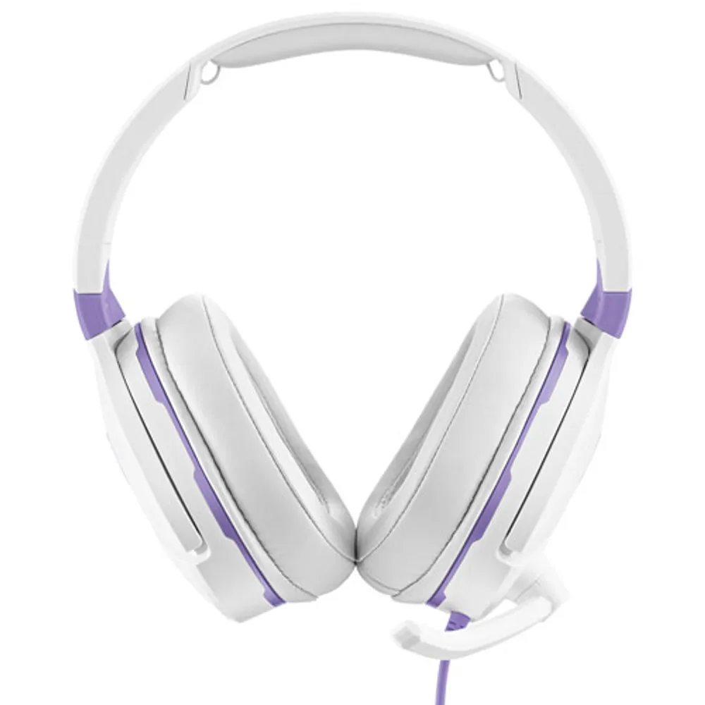 Turtle Beach Recon Spark Gaming Headset with Microphone - White/Lavender