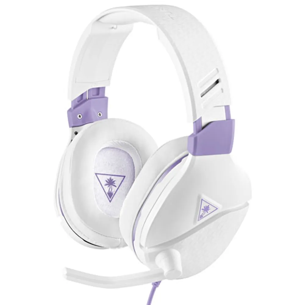 Turtle Beach Recon Spark Gaming Headset with Microphone - White/Lavender
