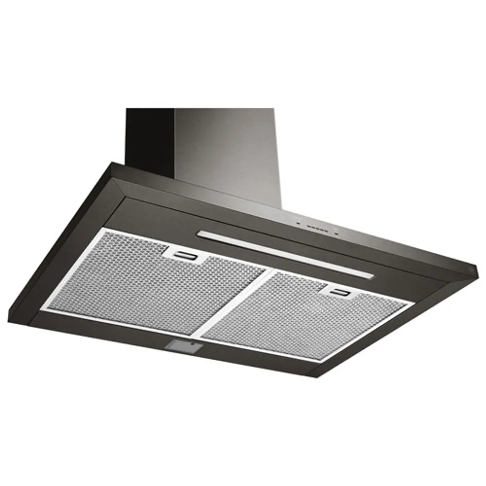 LG Studio 30" Wall Chimney Range Hood (LSHD3089BD) - Black Stainless Steel