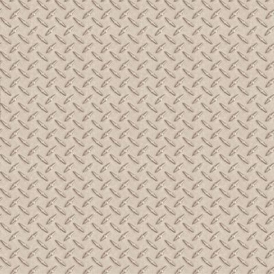 Chesapeake Textured Wallpaper - Gridlock Grey Faux Diamond Plate