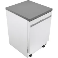 GE 23.62'' 58dB Portable Dishwasher (GPT225SGLWW) - White