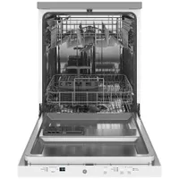 GE 23.62'' 58dB Portable Dishwasher (GPT225SGLWW) - White