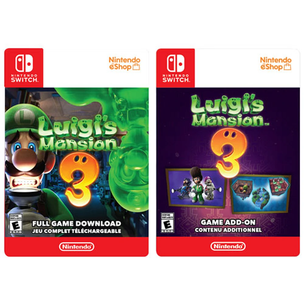 Luigi's Mansion 3 & Multiplayer Pack (Switch) - Digital Download