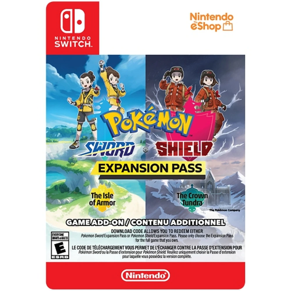 Pokemon Shield + Pokemon Shield Expansion Pass, Nintendo, Nintendo Switch 