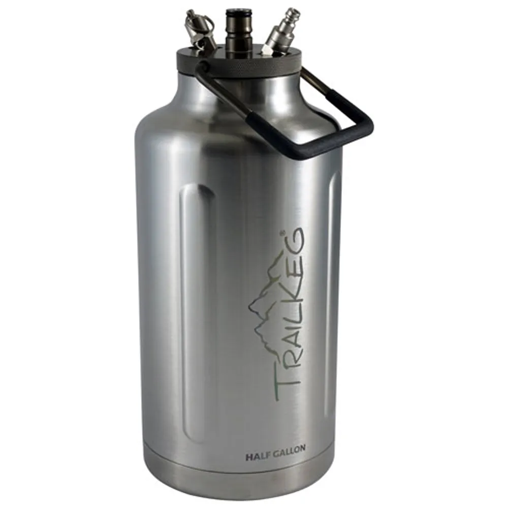 Cruche d'un demi-gallon de 64 oz de TrailKeg (64SS) - Acier inoxydable