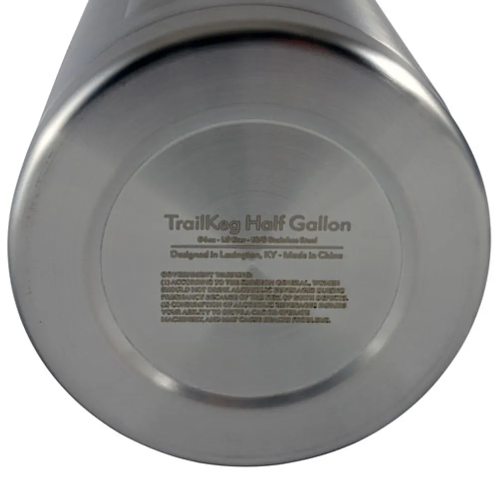 TrailKeg Half Gallon 64 oz Growler (64SS) - Stainless Steel