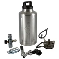 TrailKeg Half Gallon 64 oz Growler Package (64PC-SS) - Stainless Steel