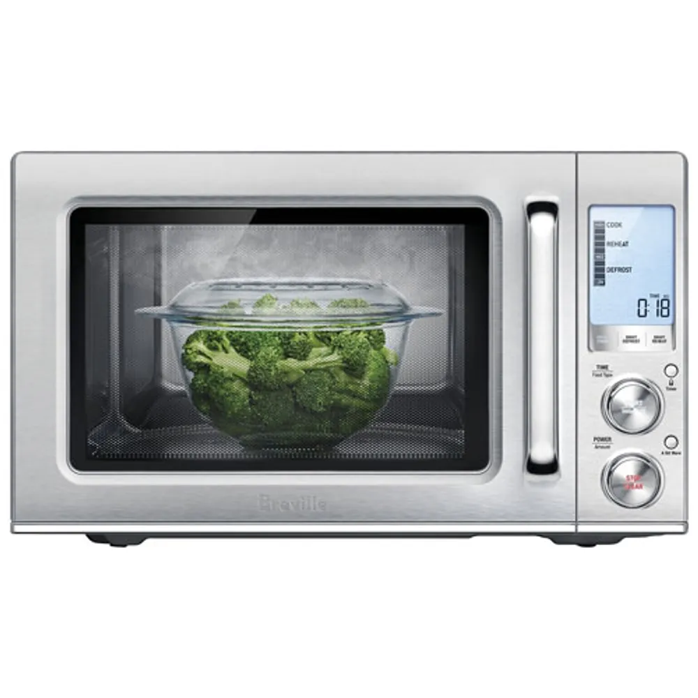 Breville Countertop Microwave - 1.2 Cu. Ft. (BMO850BSS1BCA1) - Brushed Stainless