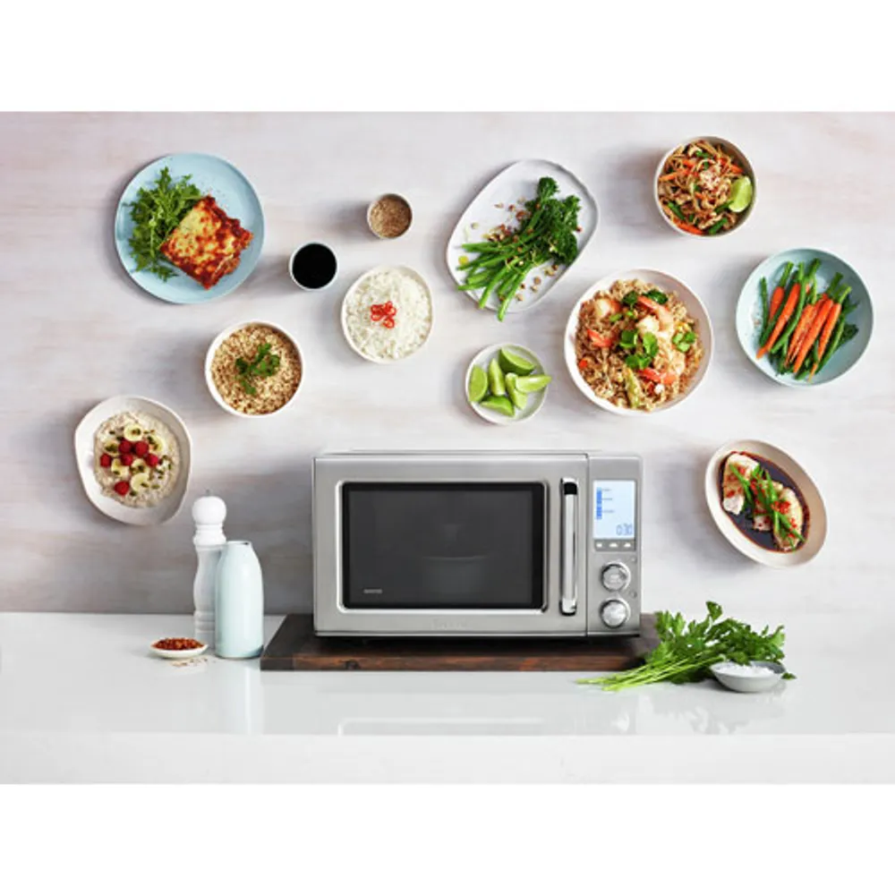 Breville Countertop Microwave - 1.2 Cu. Ft. (BMO850BSS1BCA1) - Brushed Stainless