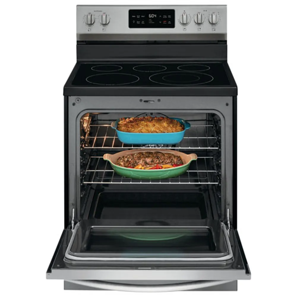 Frigidaire Gallery 30" 5.4 Cu. Ft. Fan Convection Electric Range (GCRE302CAF) - Stainless Steel