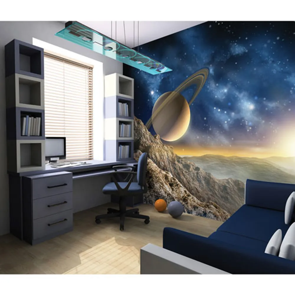 Ohpopsi Galaxy Wall Mural - Blue