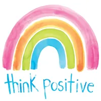 WallPops Think Positive Wall Art Kit