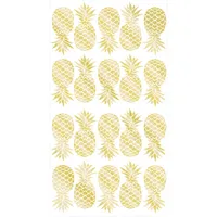 WallPops Pineapple Wall Art - Set Of 2 - Metallic