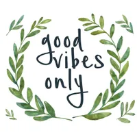 WallPops Good Vibes Only Wall Quote - Green