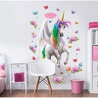 Gros autocollant de licorne magique de Walltastic