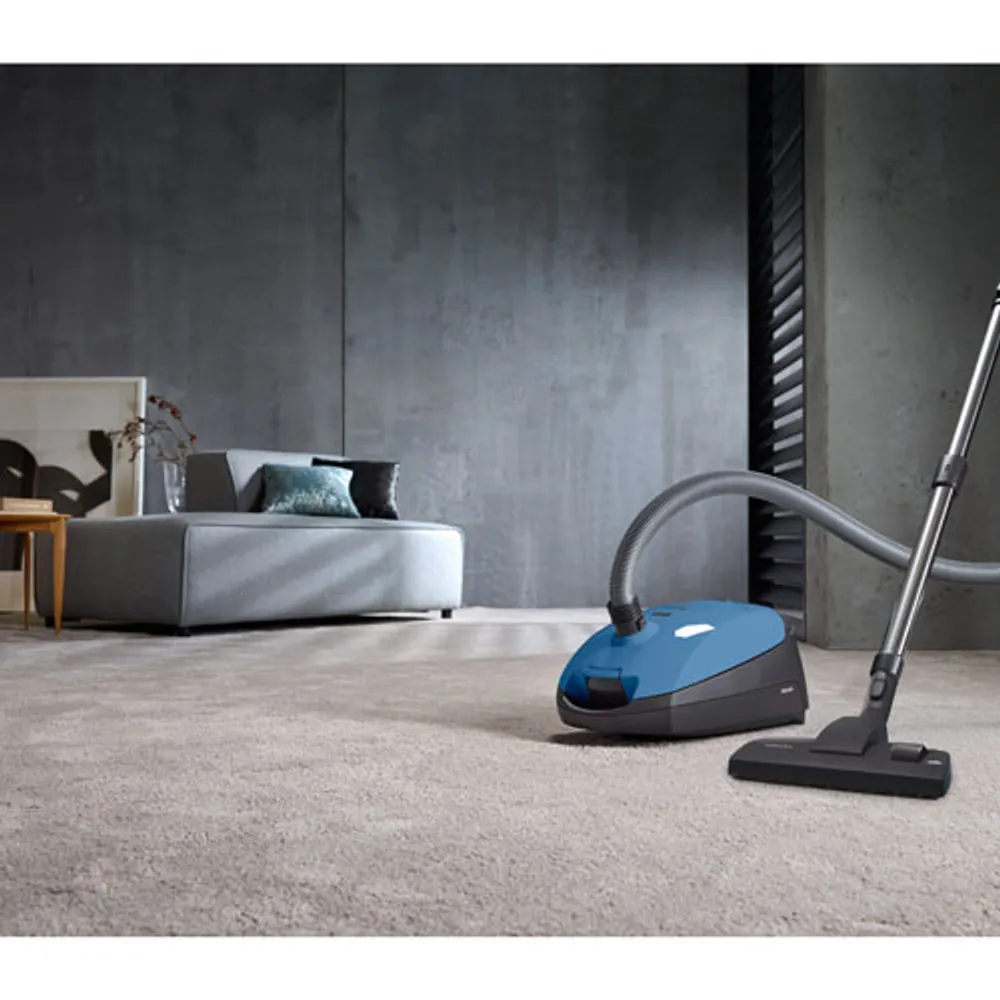 Miele Classic C1 Hardfloor Canister Vacuum - Tech Blue