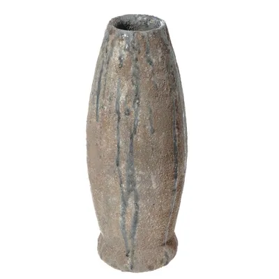 Elden Ceramic Round Oblong Vase