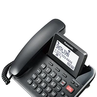 Téléphone avec ou sans fil à 1 combiné DECT 6.0 avec répondeur de Panasonic (KXTGF870B)