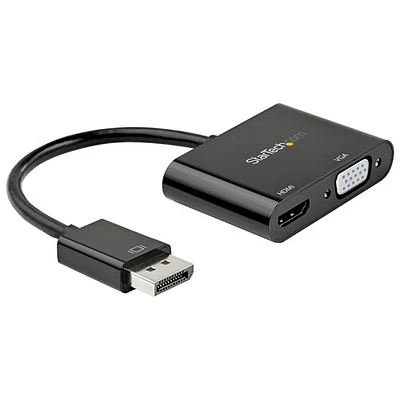 Adaptateur DisplayPort à HDMI/VGA de StarTech (DP2VGAHD20)