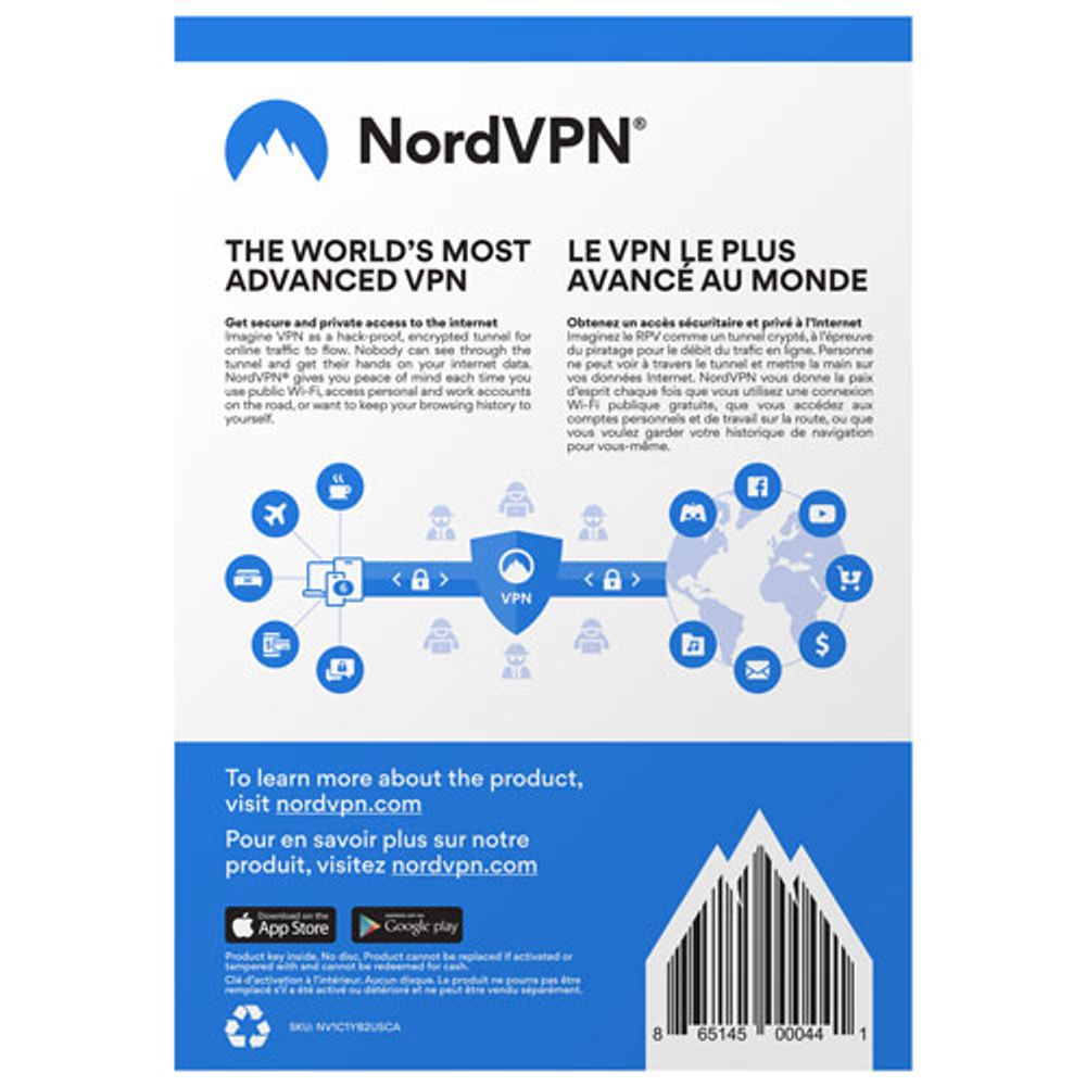 NordVPN (PC/Mac) - 1 Year - Digital Download