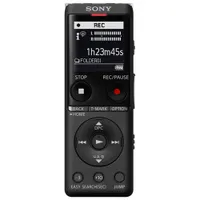 Enregistreur vocal de 4 Go de Sony avec port USB intégré (ICDUX570BLK) - Noir