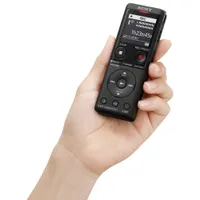 Enregistreur vocal de 4 Go de Sony avec port USB intégré (ICDUX570BLK) - Noir