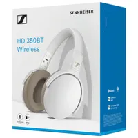 Sennheiser HD 350BT Over-Ear Bluetooth Headphones - White