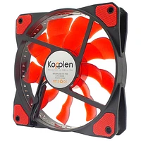 Ventilateur de boîtier de 120 mm DEL de Kopplen - Rouge