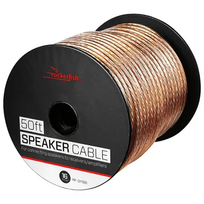 Rocketfish 15.24m (50 ft.) 16AWG Speaker Cable - Only at Best Buy