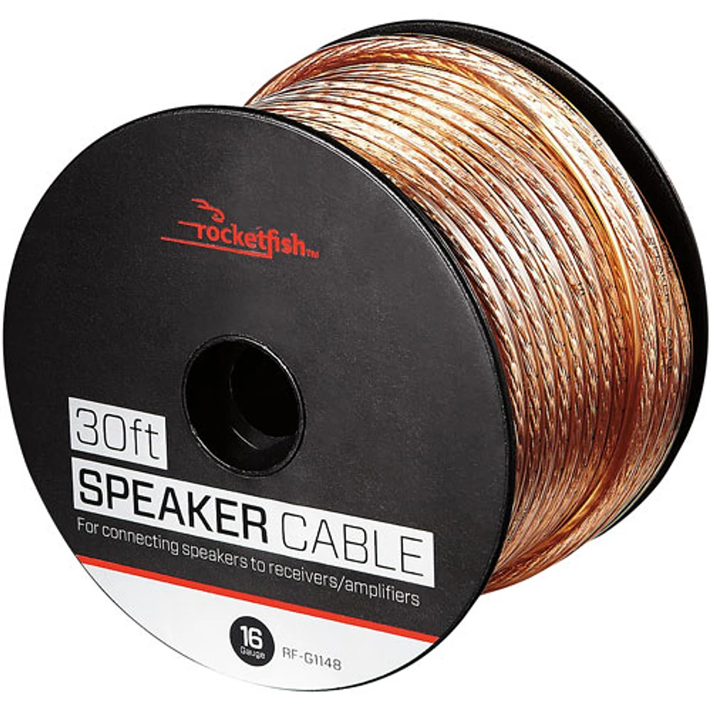 Rocketfish 9.14m (30 ft.) 16AWG Speaker Cable - Only at Best Buy